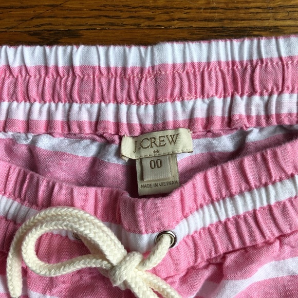 🆕J. Crew Linen Blend Shorts, Sz 00 - Picture 5 of 6